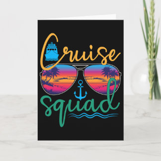 Cruise Squad 2025 Family Vacation Beach Matching G Card