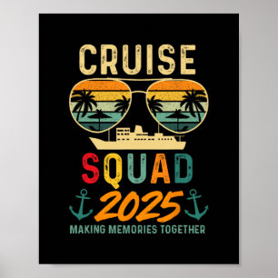 Cruise Squad 2025 Family Vacation Matching Group S Poster