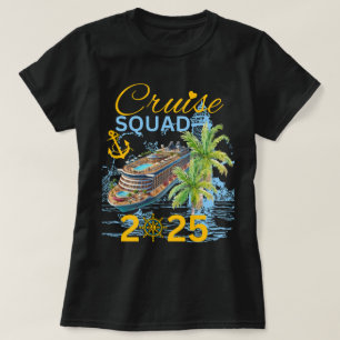 Cruise Squad 2025 Family Vacation T-Shirt