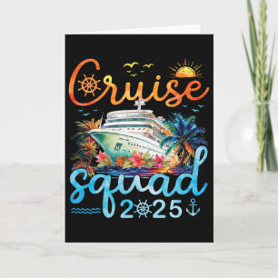 Cruise Squad 2025 Family Vacation Trip Group Match Card