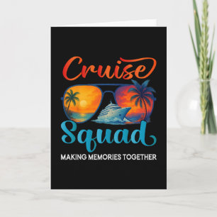 Cruise Squad 2025 Friends Family Vacation Matching Card