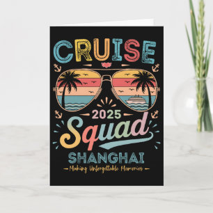 Cruise Squad 2025 Shanghai Family Group Matching S Card
