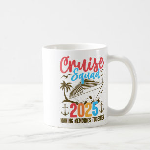 Cruise Squad 2025 Summer Vacation Family Group Mat Coffee Mug