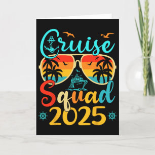 Cruise Squad 2025 Summer Vacation Family Matching Card