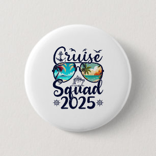 Cruise Squad 2025 Summer Vacation Matching Family  6 Cm Round Badge