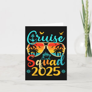 Cruise Squad 2025 Summer Vacation Matching Family Card