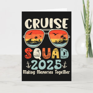 Cruise Squad 2025 Summer Vacation Matching Family Card