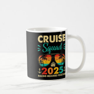 Cruise Squad 2025 Summer Vacation Matching Family Coffee Mug