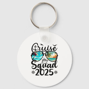 Cruise Squad 2025 Summer Vacation Matching Family Key Ring