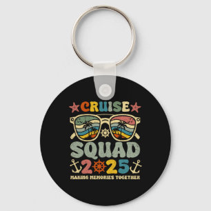 Cruise Squad 2025 Summer Vacation Matching Family Key Ring