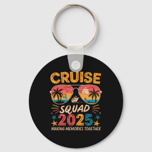Cruise Squad 2025 Summer Vacation Matching Family Key Ring