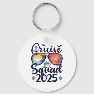 Cruise Squad 2025 Summer Vacation Matching Family Key Ring