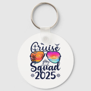 Cruise Squad 2025 Summer Vacation Matching Family  Key Ring