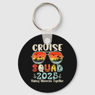 Cruise Squad 2025 Summer Vacation Matching Family  Key Ring