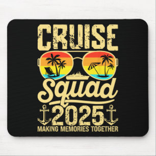 Cruise Squad 2025 Summer Vacation Matching Family Mouse Pad