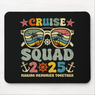 Cruise Squad 2025 Summer Vacation Matching Family Mouse Pad