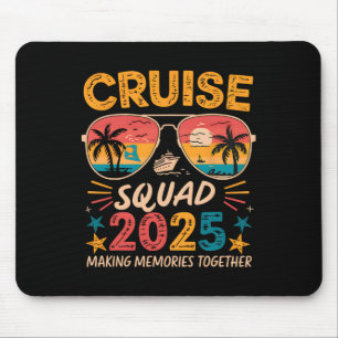 Cruise Squad 2025 Summer Vacation Matching Family Mouse Pad
