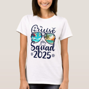 Cruise Squad 2025 Summer Vacation Matching Family  T-Shirt
