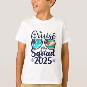 Cruise Squad 2025 Summer Vacation Matching Family  T-Shirt