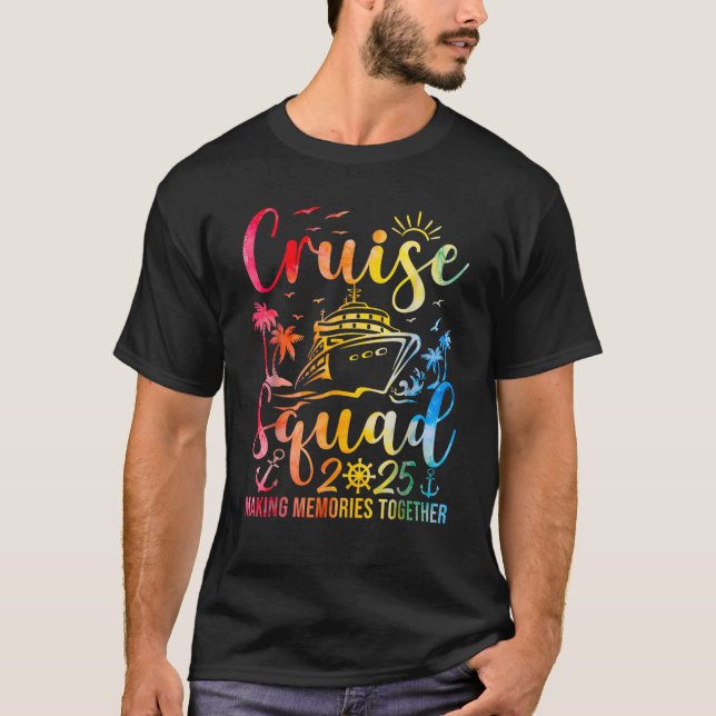 Cruise Squad 2025 Summer Vacation Matching Family  T-Shirt (Front)