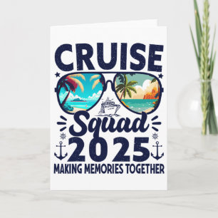 Cruise Squad 2025 Summer Vacation Trip Group Match Card