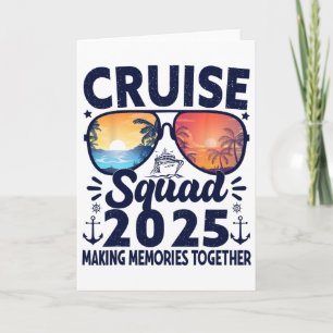 Cruise Squad 2025 Summer Vacation Trip Group Match Card