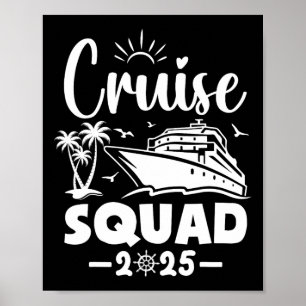 Cruise Squad 2025 Vacation Matching Family  Poster