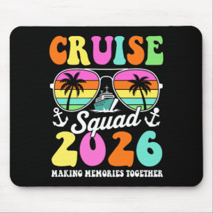 Cruise squad 2026 family group matching summer mouse pad