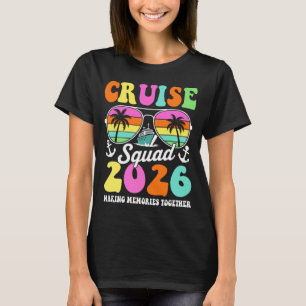Cruise squad 2026 family group matching summer T-Shirt
