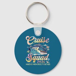 Cruise Squad 2026 Family Group Matching Summer Vac Key Ring