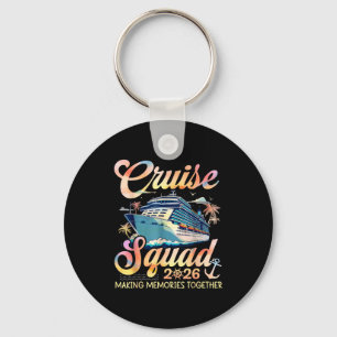 Cruise Squad 2026 Family Group Matching Summer Vac Key Ring