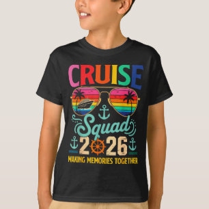 Cruise Squad 2026 Family Group Matching Summer Vac T-Shirt