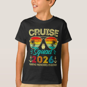 Cruise Squad 2026 Family Group Matching Summer Vac T-Shirt