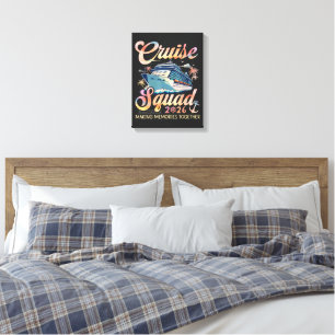 Cruise Squad 2026 Family Summer Vacation Canvas Print