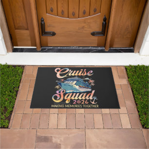 Cruise Squad 2026 Family Summer Vacation Doormat
