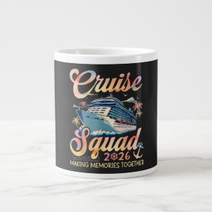 Cruise Squad 2026 Family Summer Vacation Large Coffee Mug