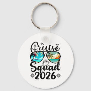 Cruise Squad 2026 Summer Vacation Family Matching Key Ring