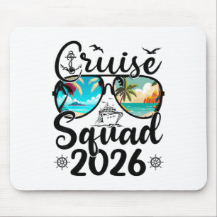 Cruise Squad 2026 Summer Vacation Family Matching Mouse Pad