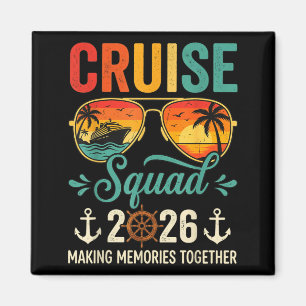 Cruise squad 2026 summer vacation matching family magnet