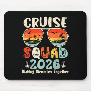 Cruise Squad 2026 Summer Vacation Matching Family Mouse Pad