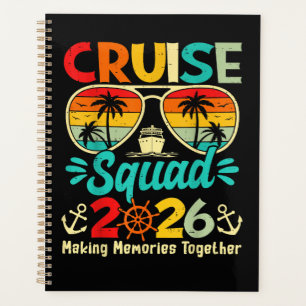 Cruise Squad 2026 Summer Vacation Matching Family  Planner
