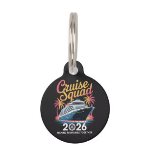 Cruise Squad 2026 Summer Vacation Pet Tag