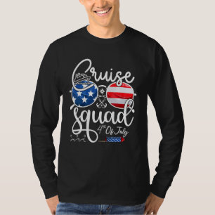 Cruise Squad 4th Of July Vacation Matching Family  T-Shirt