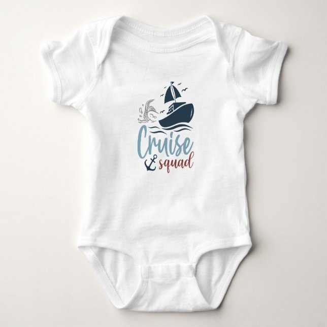 Cruise Squad Baby Bodysuit (Front)