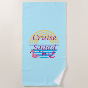 Cruise Squad Beach Towel