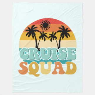 Cruise Squad Fleece Blanket