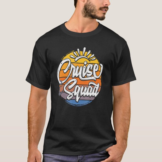 Cruise Squad For Family Vacation Group Matching Wi T-Shirt (Front)