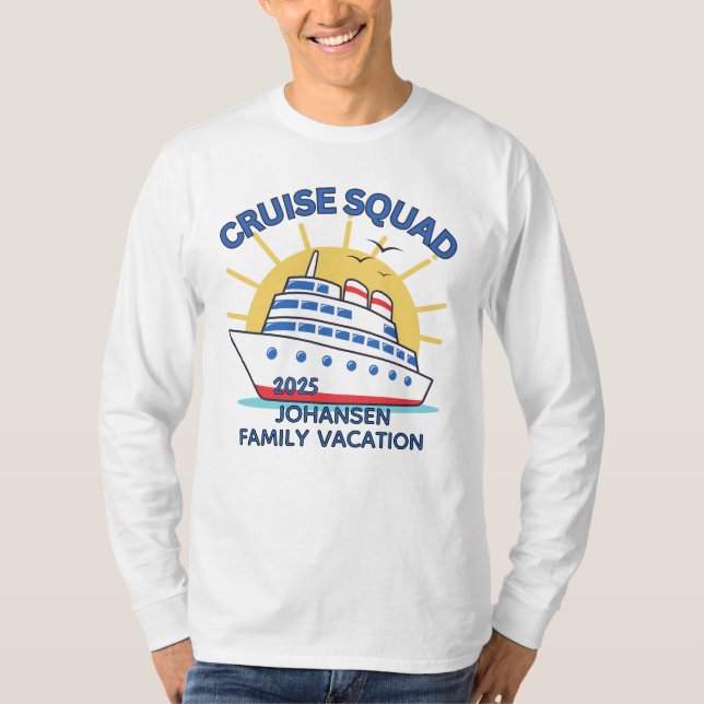 Cruise Squad Matching Family Cruise T-Shirt (Front)