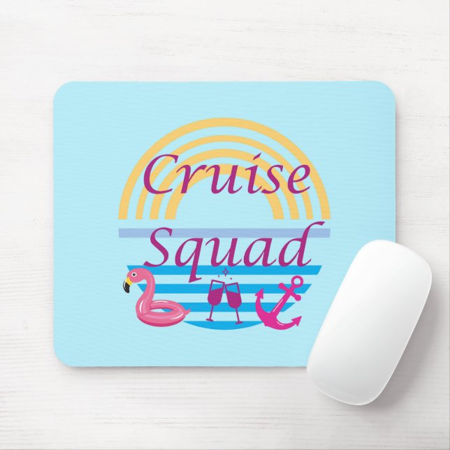 Cruise Squad Mouse Pad (With Mouse)