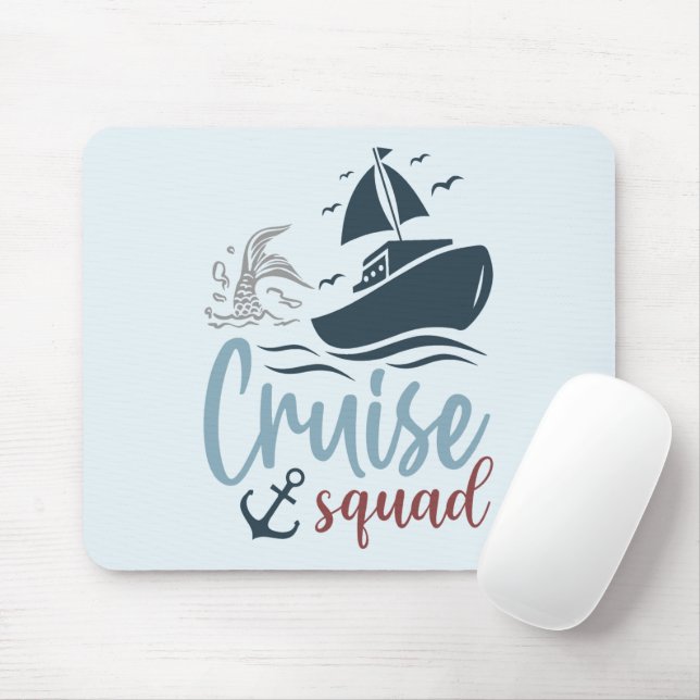 Cruise Squad Mouse Pad (With Mouse)